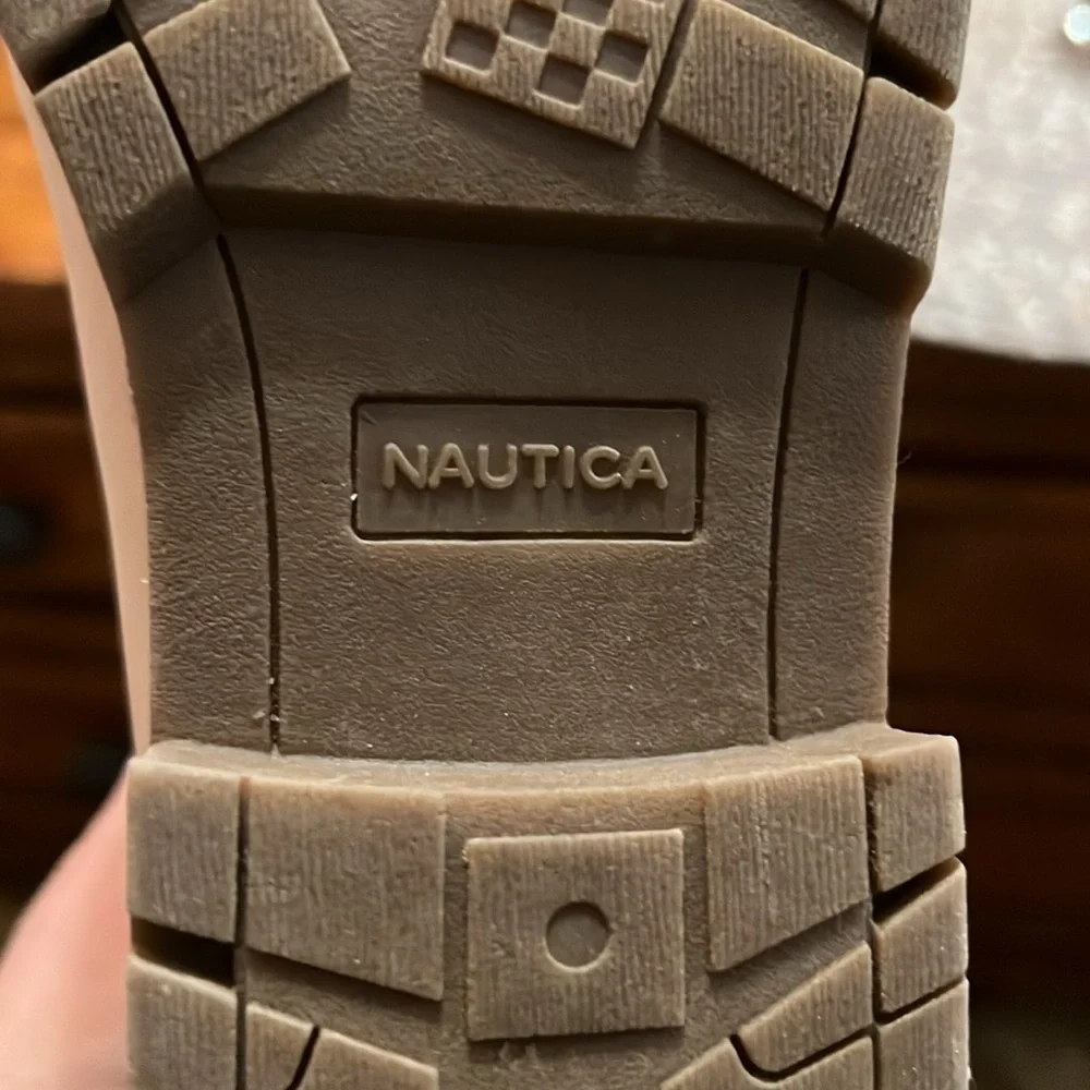 NAUTICA GIRLS Size 3 Blush Lace Up Ankle Boots